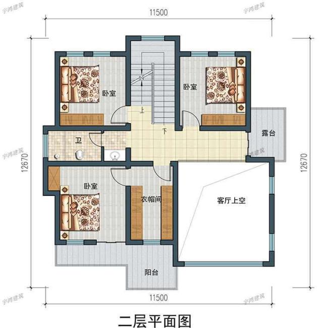 三幅新農(nóng)村自建房屋設(shè)計圖，一幅在家鄉(xiāng)，不用擔心相親。
