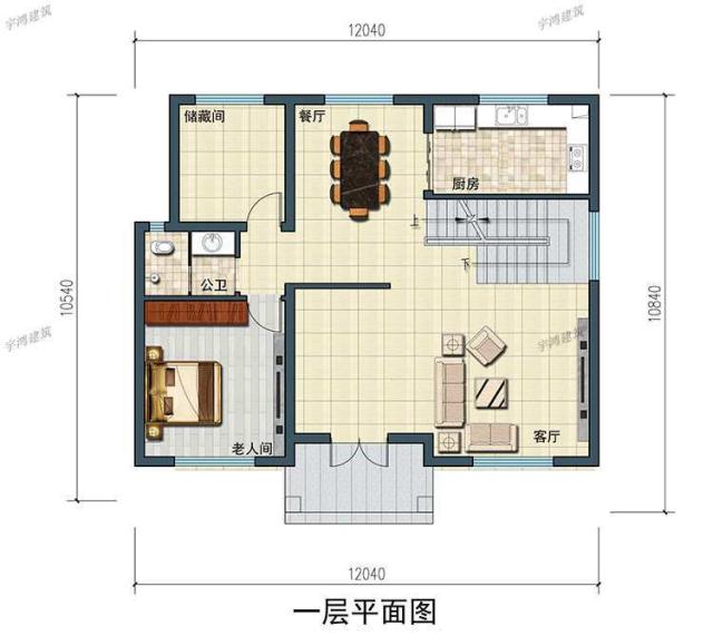 三幅新農(nóng)村自建房屋設(shè)計圖，一幅在家鄉(xiāng)，不用擔心相親。