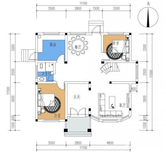 他們不知道他們想要多大的建筑面積，他們選擇了三套，從80平方米到120平方米不等。外觀大氣，內(nèi)部布局合理實(shí)用，希望對(duì)您有所幫助。