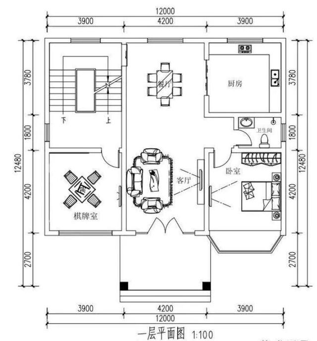 　一棟農(nóng)村自建別墅的實(shí)景是12米寬，二樓有一個(gè)車庫。費(fèi)用是40萬元。值得嗎？