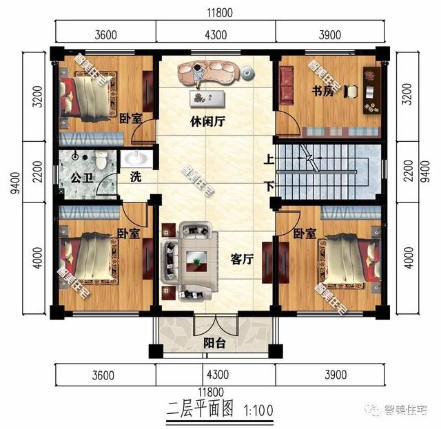 新中式風格設計的鄉(xiāng)村別墅
