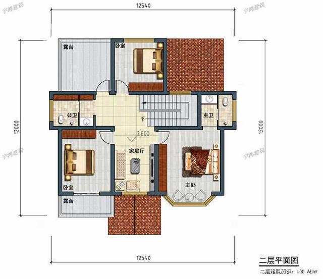 帶車(chē)庫(kù)的兩層鄉(xiāng)村小屋