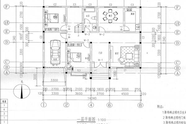 農(nóng)村住房普通戶型，
