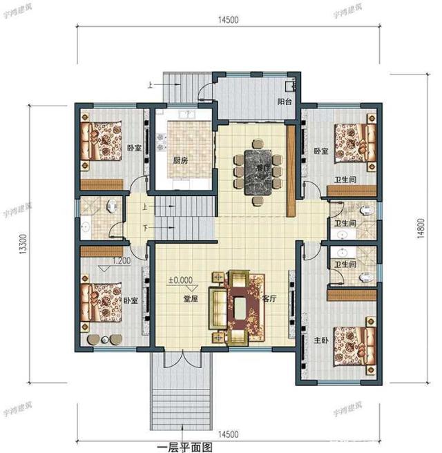 農(nóng)村自建住宅設(shè)計(jì)圖紙
