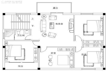 100平方米的小家庭農(nóng)村自建設(shè)計圖