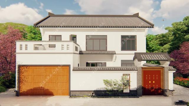 12.9mx14.5m簡單經(jīng)濟農村別墅