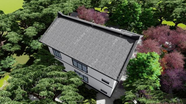 12.9mx14.5m簡單經(jīng)濟農村別墅