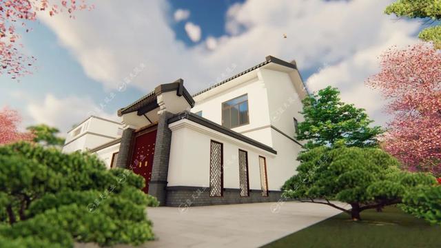 12.9mx14.5m簡單經(jīng)濟農村別墅