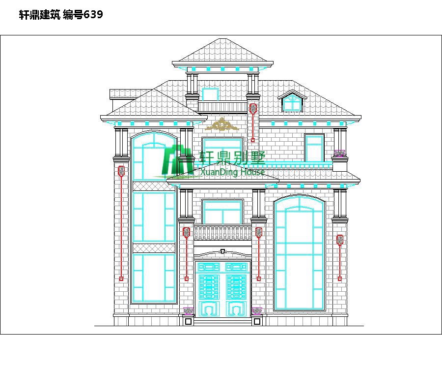 歐式農(nóng)村自營住宅設計圖