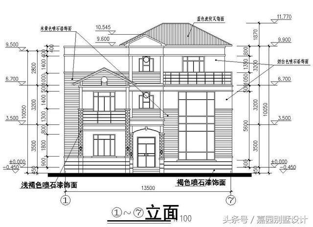 三層別墅設(shè)計圖紙，