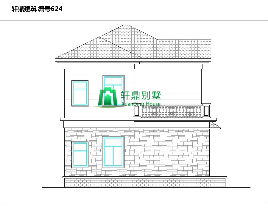 農(nóng)村二層別墅的設(shè)計(jì)圖