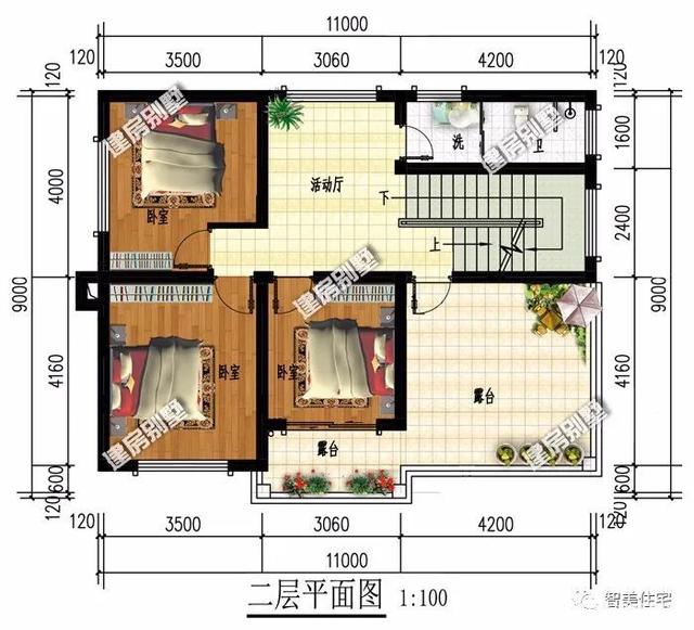 二層別墅的設(shè)計圖