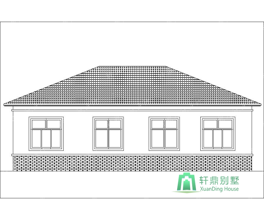 一層自建房屋設(shè)計(jì)圖
