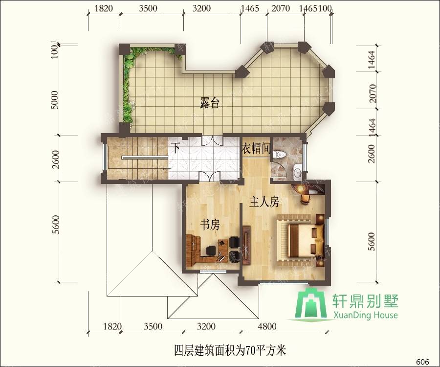 4層別墅的設(shè)計圖