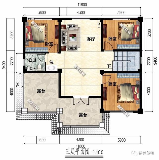 中式和簡歐式設(shè)計的別墅