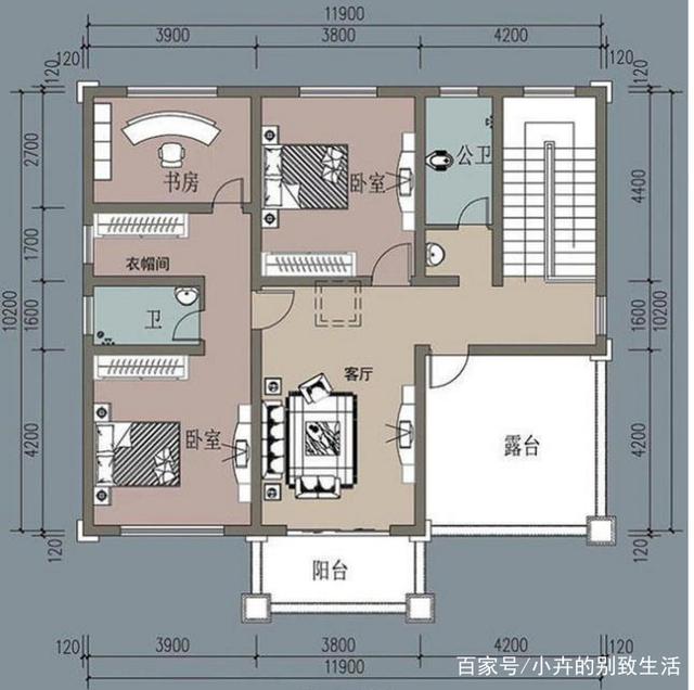兩層小戶型農村自建別墅