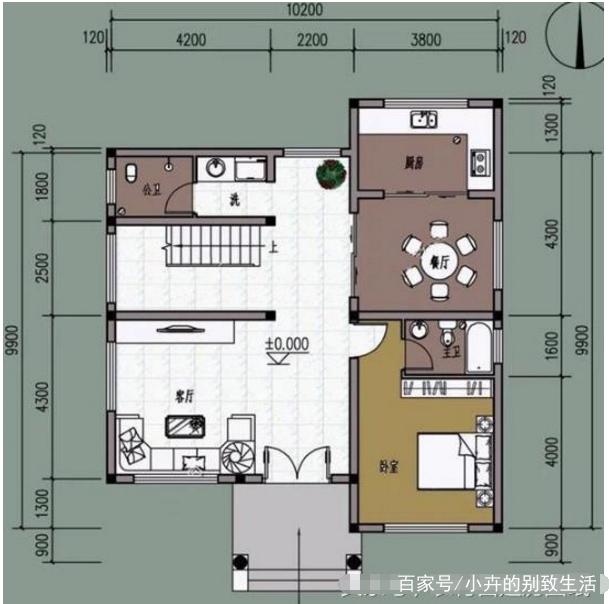 兩層小戶型農村自建別墅