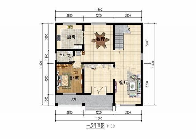 新中式二層農(nóng)村自建別墅設(shè)計圖紙