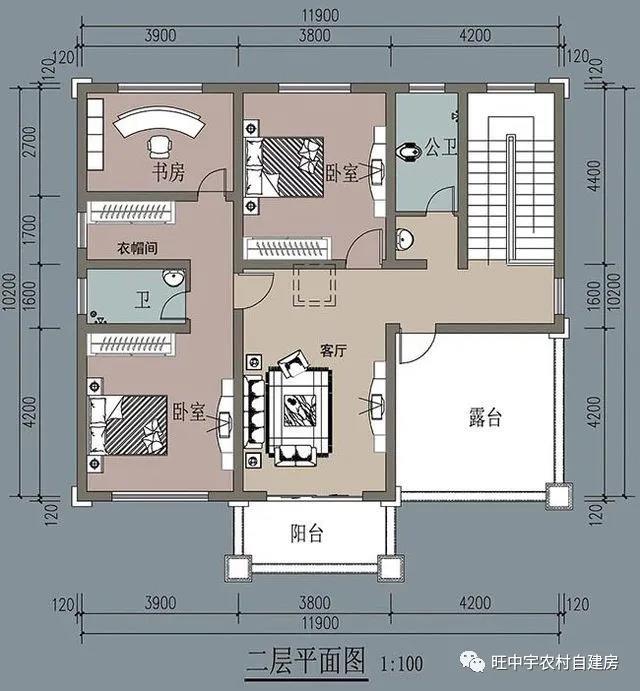 2層的農(nóng)村獨(dú)棟別墅