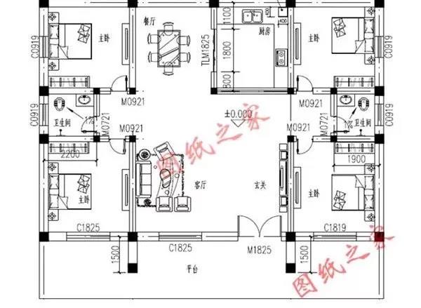 普通房子的設(shè)計圖