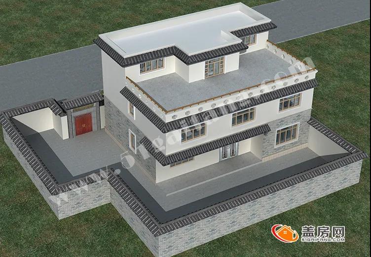 農(nóng)村二樓半建造住宅設(shè)計圖