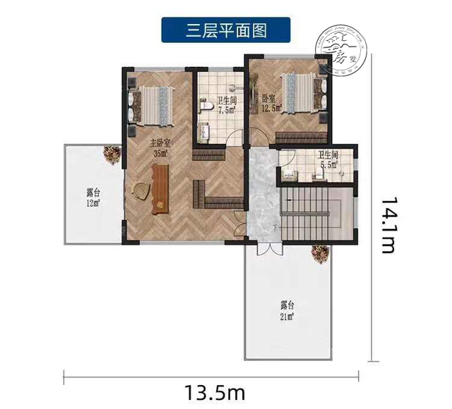 現(xiàn)代風(fēng)格3層優(yōu)雅的別墅