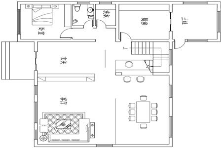 新中國風(fēng)格的農(nóng)村自建住宅