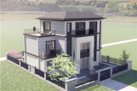 新中國風(fēng)格的農(nóng)村自建住宅