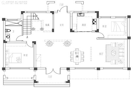 新中國風(fēng)格的農(nóng)村自建住宅
