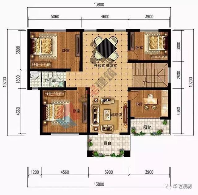 現(xiàn)代風格的二層別墅設計圖