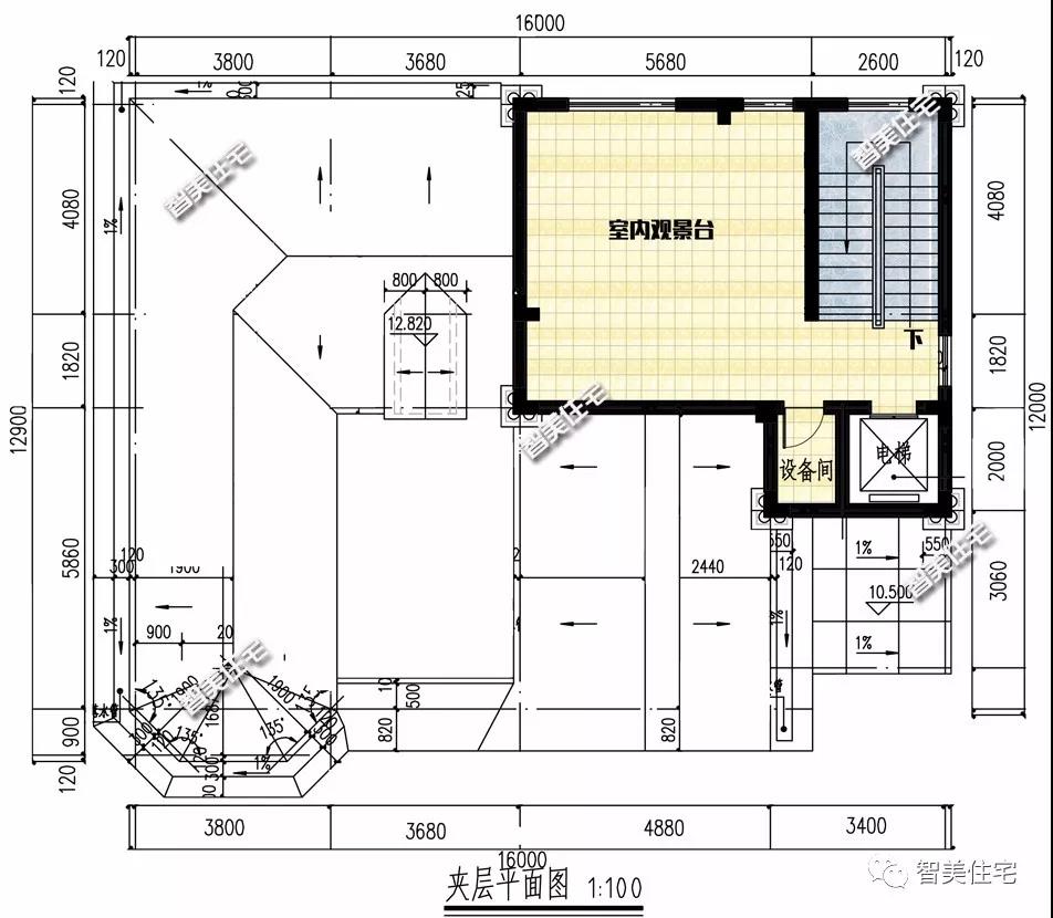 寬16-17米的農(nóng)村別墅