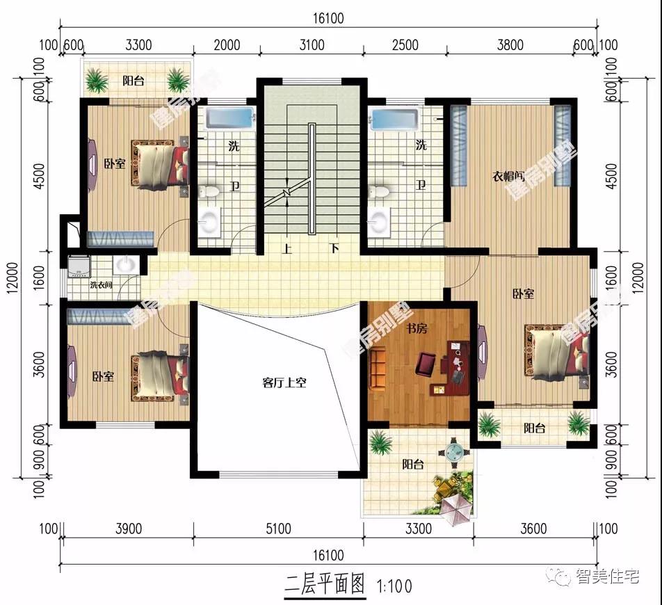 寬16-17米的農(nóng)村別墅