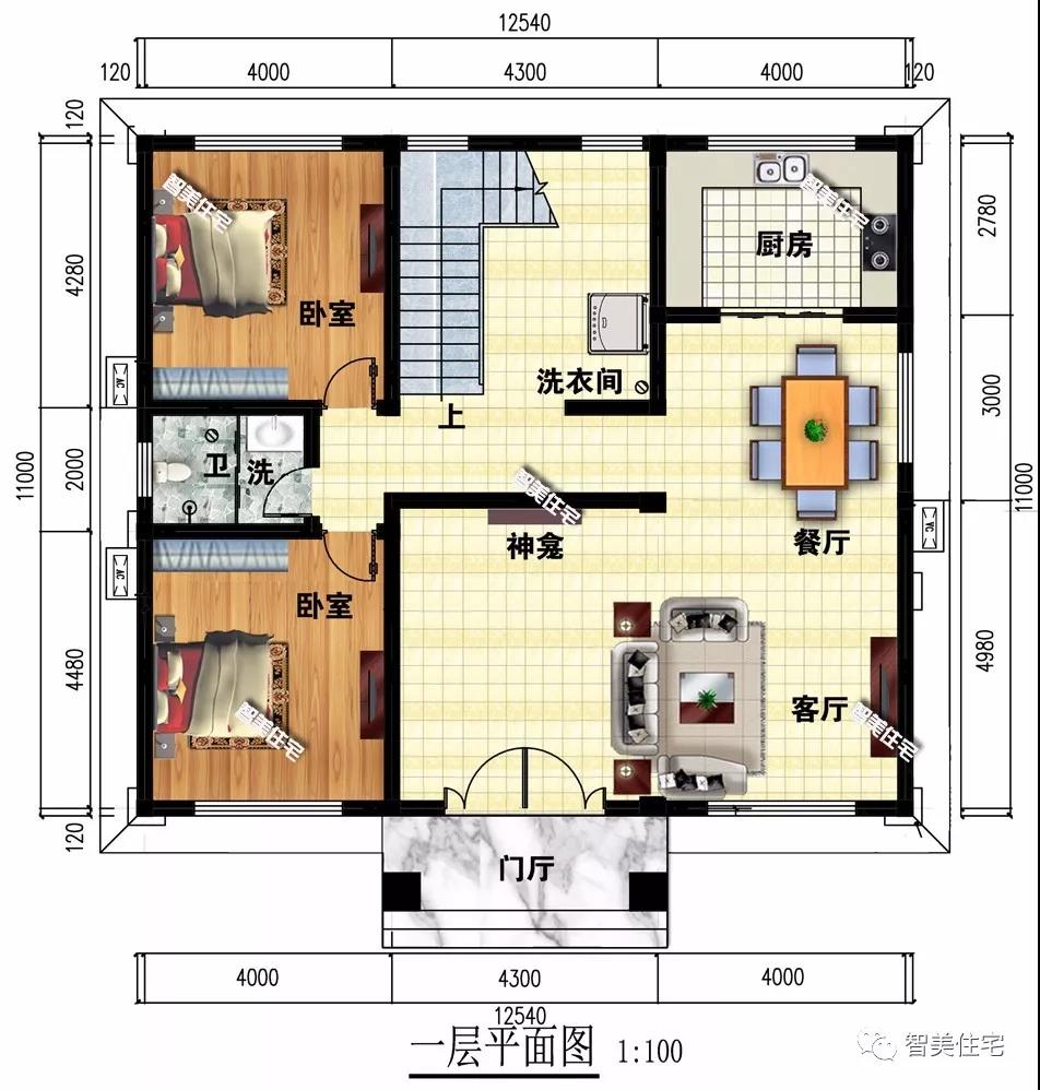 歐式設(shè)計(jì)的農(nóng)村別墅