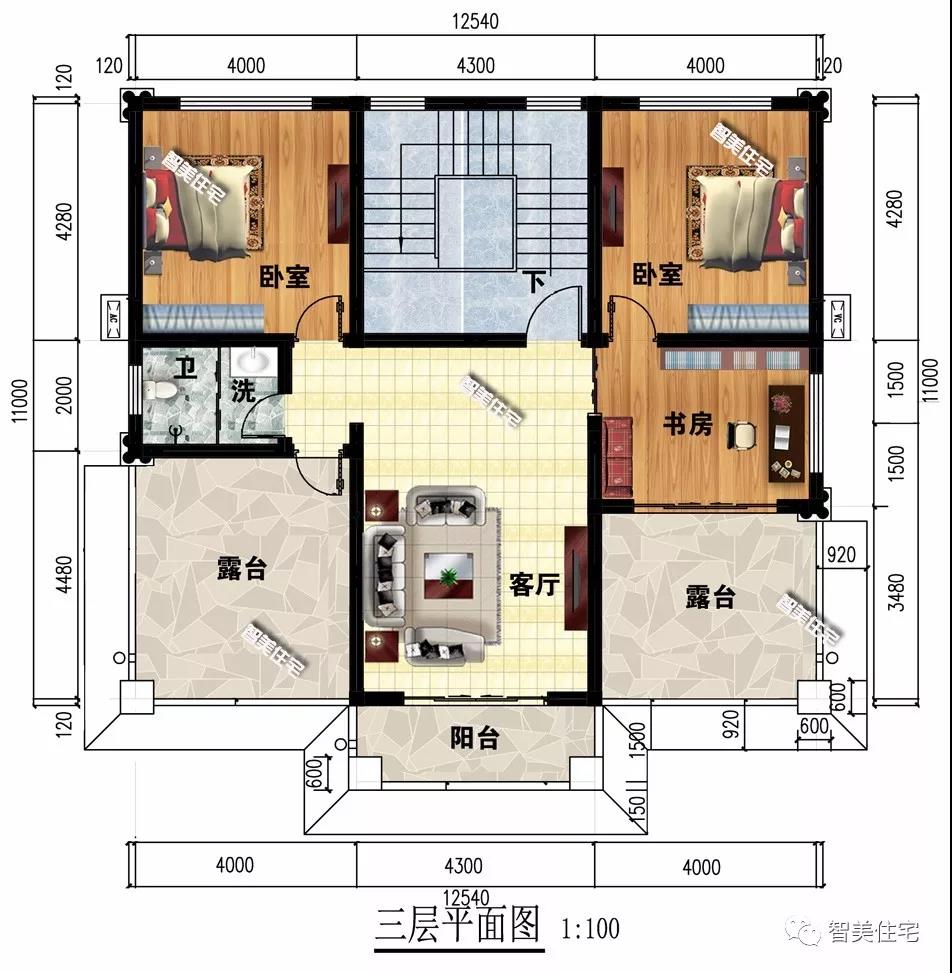 歐式設(shè)計(jì)的農(nóng)村別墅