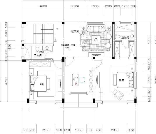 農(nóng)村小型經(jīng)濟實用型別墅設(shè)計圖
