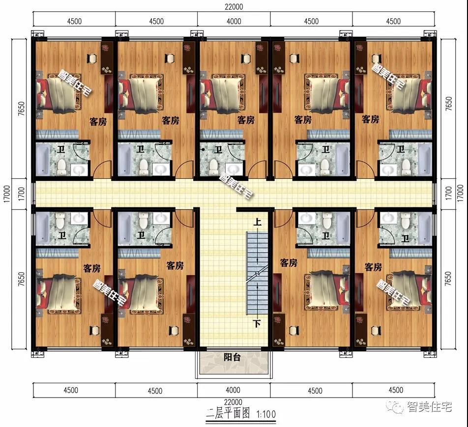 兩層平屋頂設(shè)計