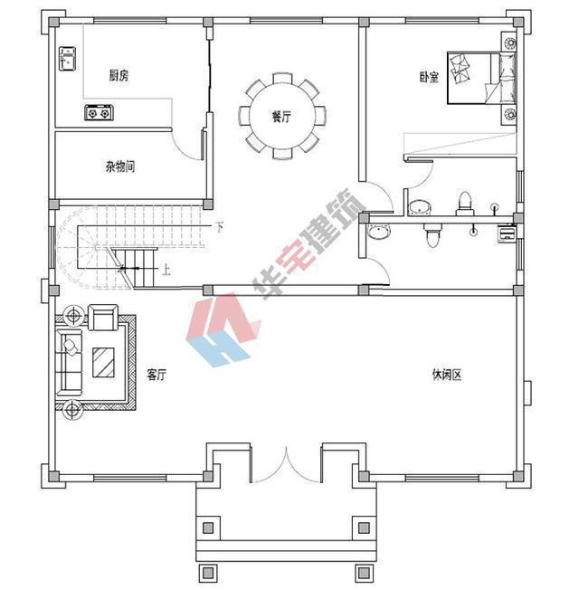 農(nóng)村三層自建別墅設計圖紙