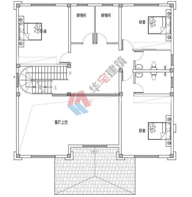 農(nóng)村三層自建別墅設計圖紙