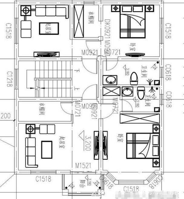 農(nóng)村自建住宅設計圖紙